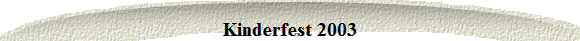 Kinderfest 2003