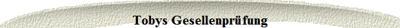 Tobys Gesellenprfung