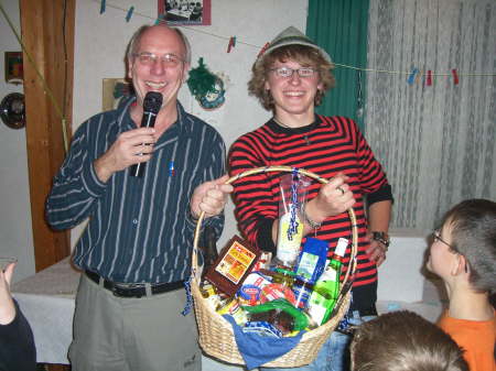 ... Tobias gewinnt den Prsentkorb